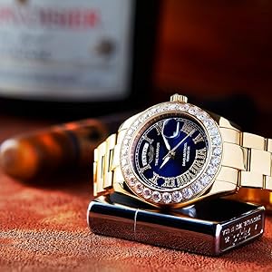 時計 hunting World 18k Watch Hunting World HW-913 Sapphire Crystal Stainless Steel